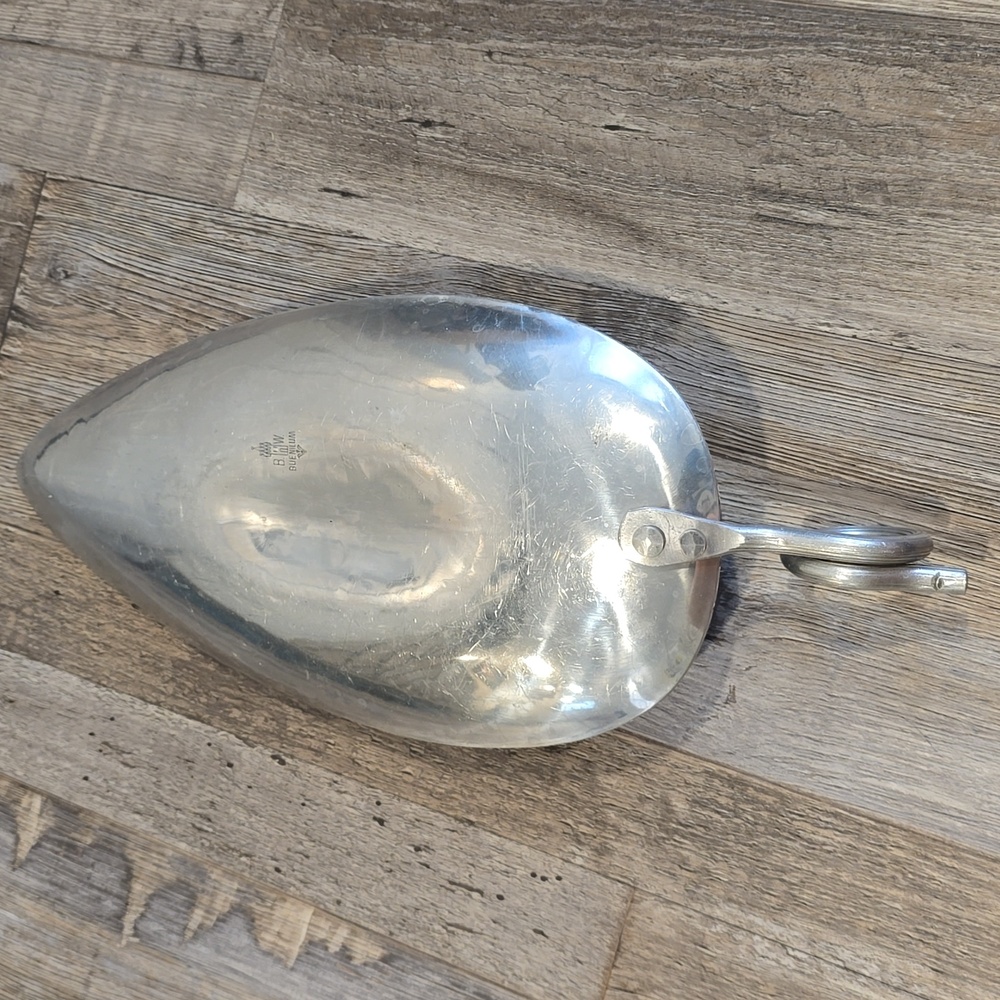 BW Buenilum Aluminum Leaf Tray Fish Bread Crudite’ Server - Picture 5 of 8